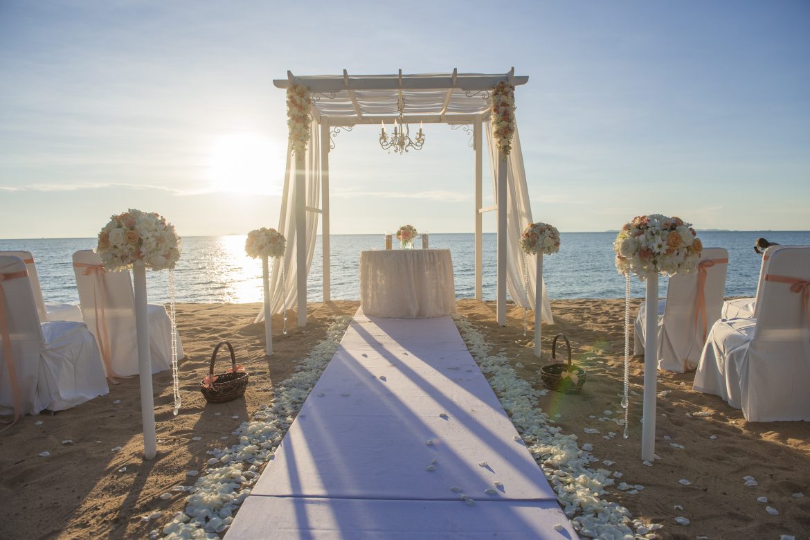 wedding on the beach