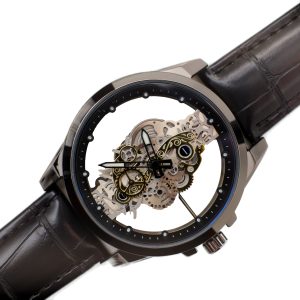 Fashionable Casual Men's watch Hollow Transparent Waterproof Night Light