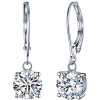 Classic Round Brilliant Drops Earrings